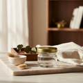 Round Glass Jar | Mini Ghee & Honey Storage