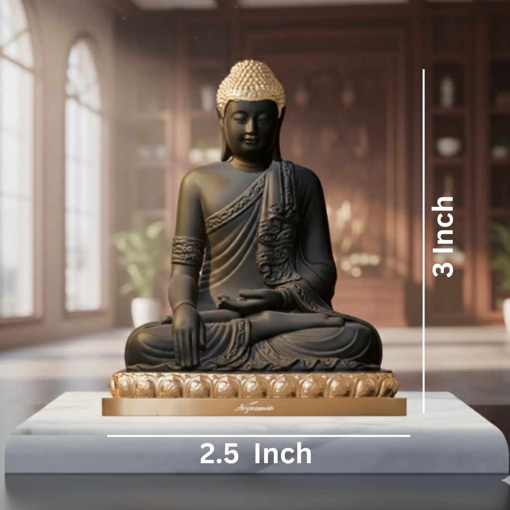 Meditation Buddha Statue | Premium Sitting Buddha Idol for Home & Office Decor