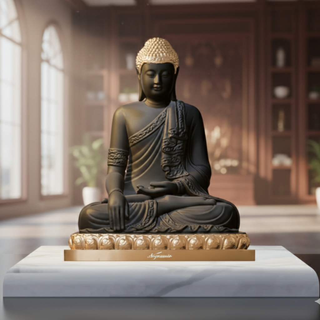 Meditation Buddha Statue | Premium Sitting Buddha Idol for Home & Office Decor